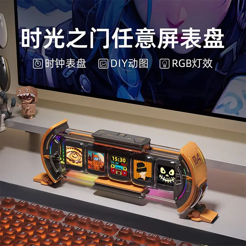 Door of Time, any screen, e-sports room, cyberpunk desktop ornament