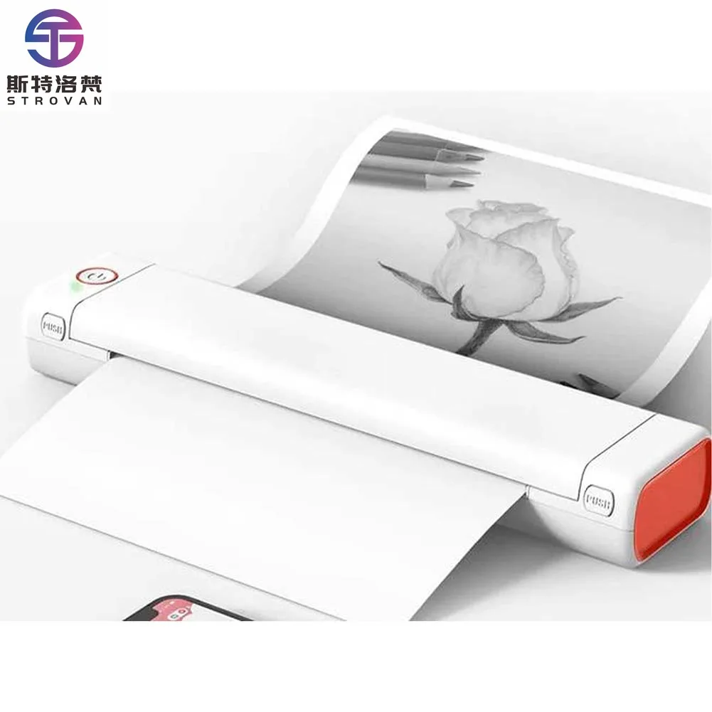 New Arrival M08f Inkless Portable Mini Bluetooth Thermal A4 Printer on Business Trip Wireless Thermal Printer