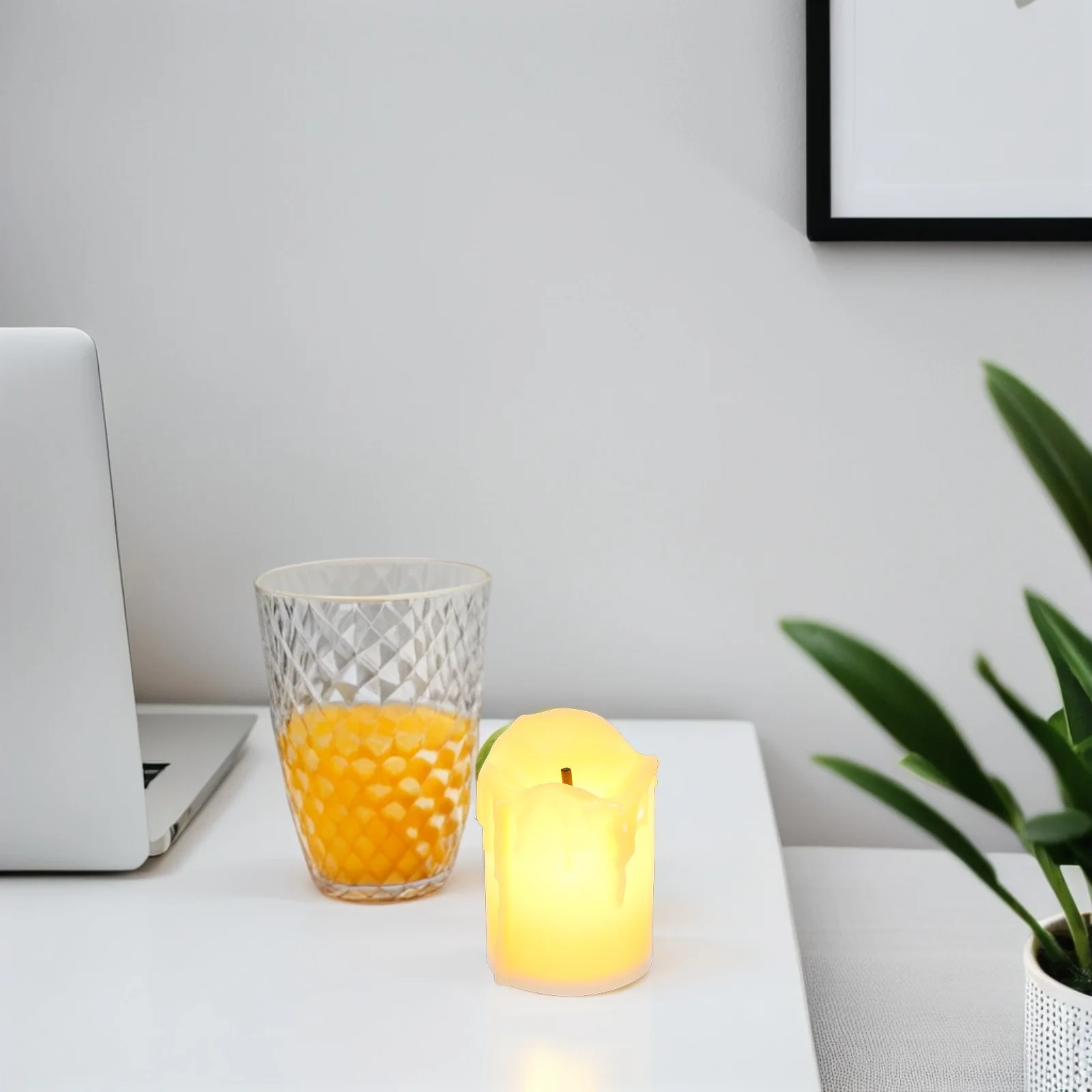 

5pcs Led Flickering Flameless Candles Operated Eco-Friendly For Home Party Decor Night Light Lamps Tealight