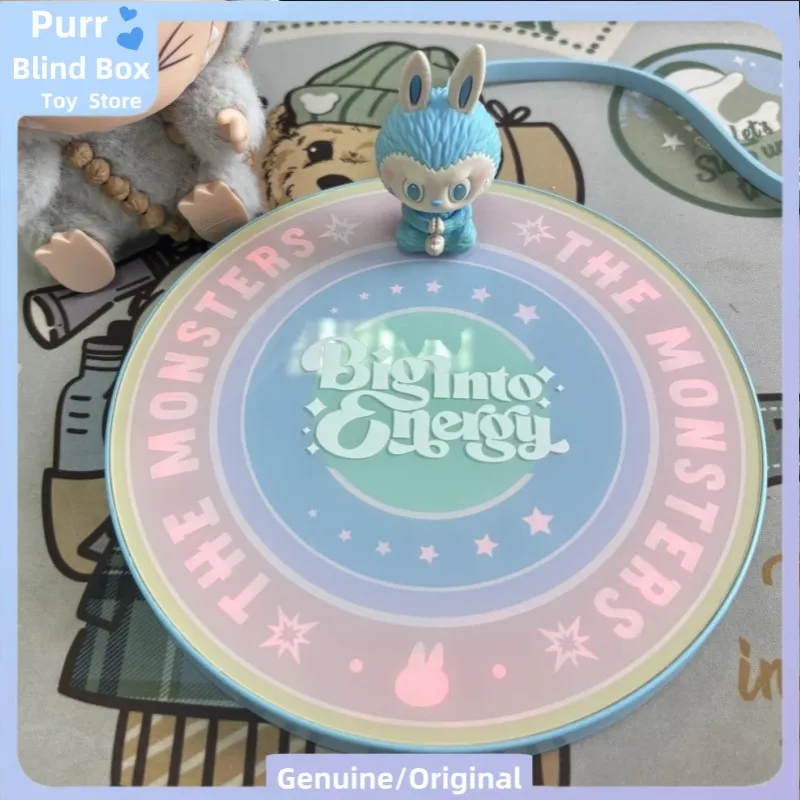 

2025 New Original Labubu The Monsters Big Into Energy Series Wireless Charger Desktop Ornament Labubu Peripherals Birthday Gift