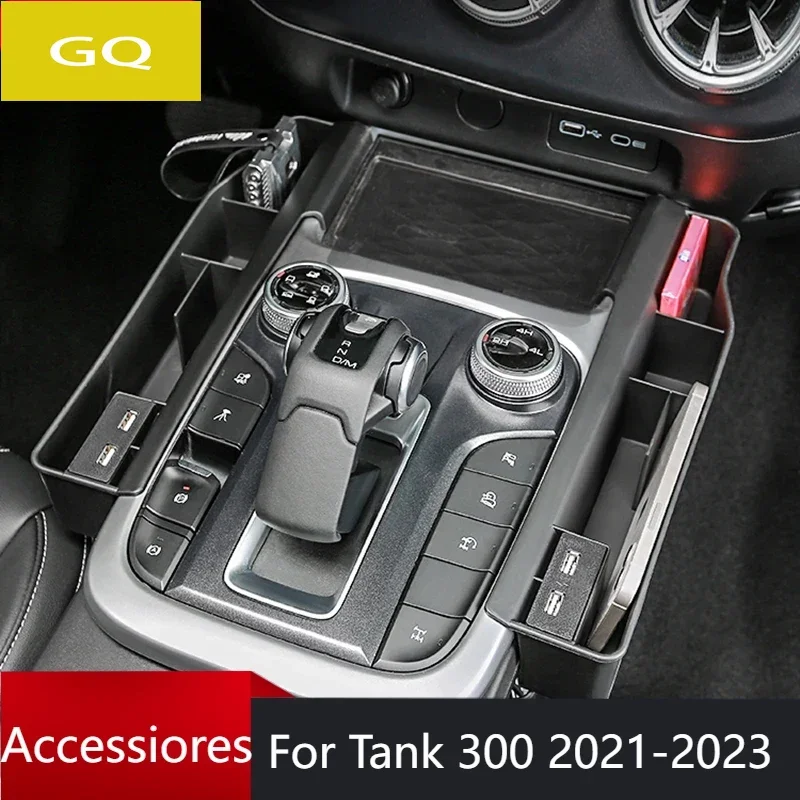 

For WEY GWM Tank 300 Car Styling Console Storage Box Central Seat Crack Box Auto Modification Accessories 2021 2022 2023