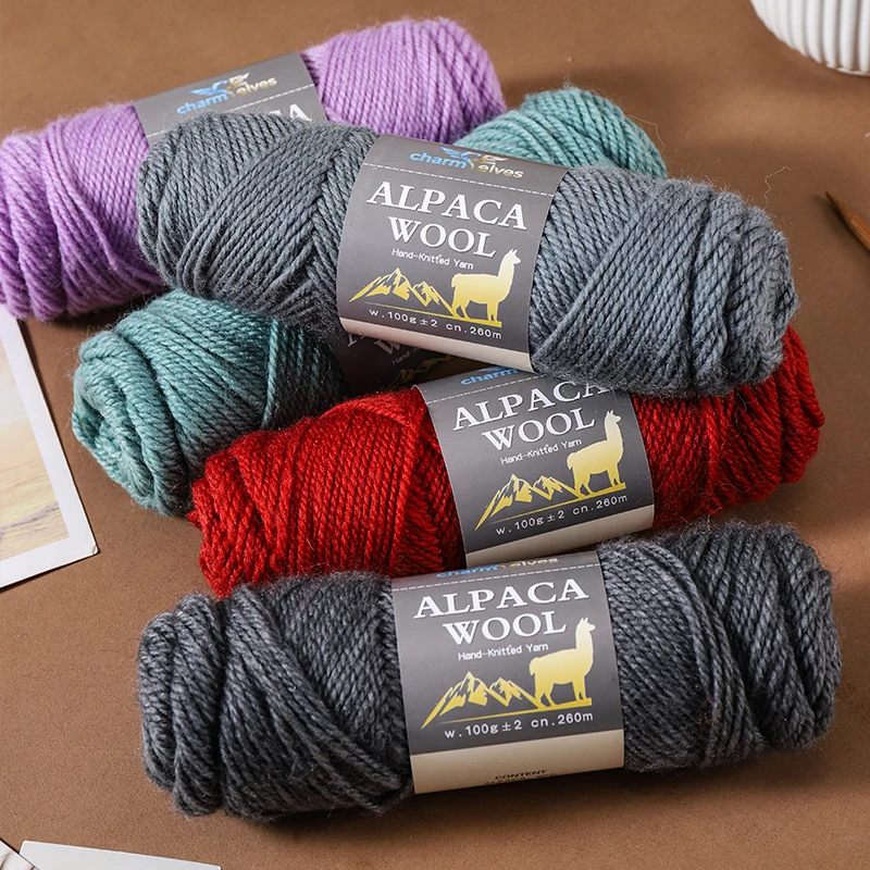 1 Bag = 8 Pieces = 800g. Special Offer Pack of High-Quality Alpaca Wool Yarn, Delicate and Soft, Does Not Irritate the Skin Multi-Colored Yarn Balls for Handmade Knitting in Autumn and Winter, Suitable for Men and Women, for Making Fashionable Gifts, DIY Knitting Kits, Warm Sweaters, Coats, Scarves, Hats, Gloves, Knit Pants, and Knee Warmers.