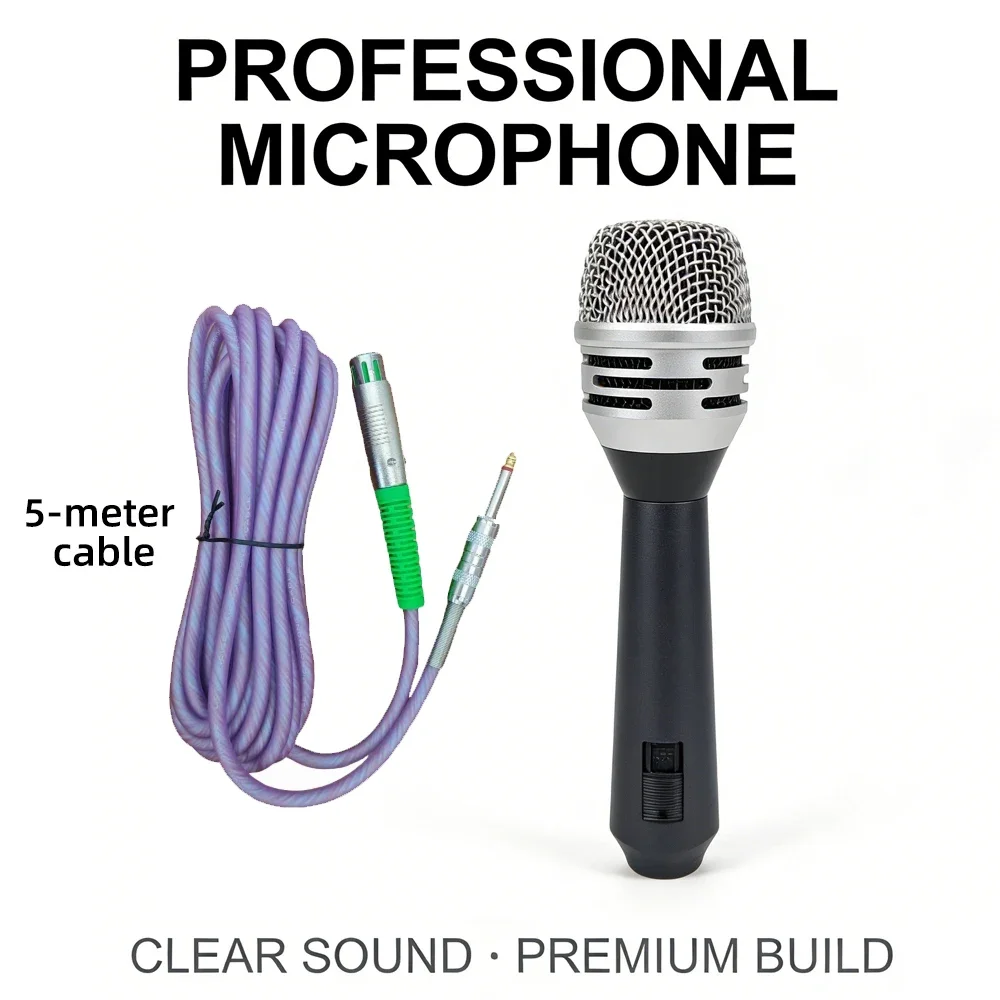 High quality D575 Wired Microphone Dynamic Instrument Mic Professional Quality Versatility For Live Performances And Recording