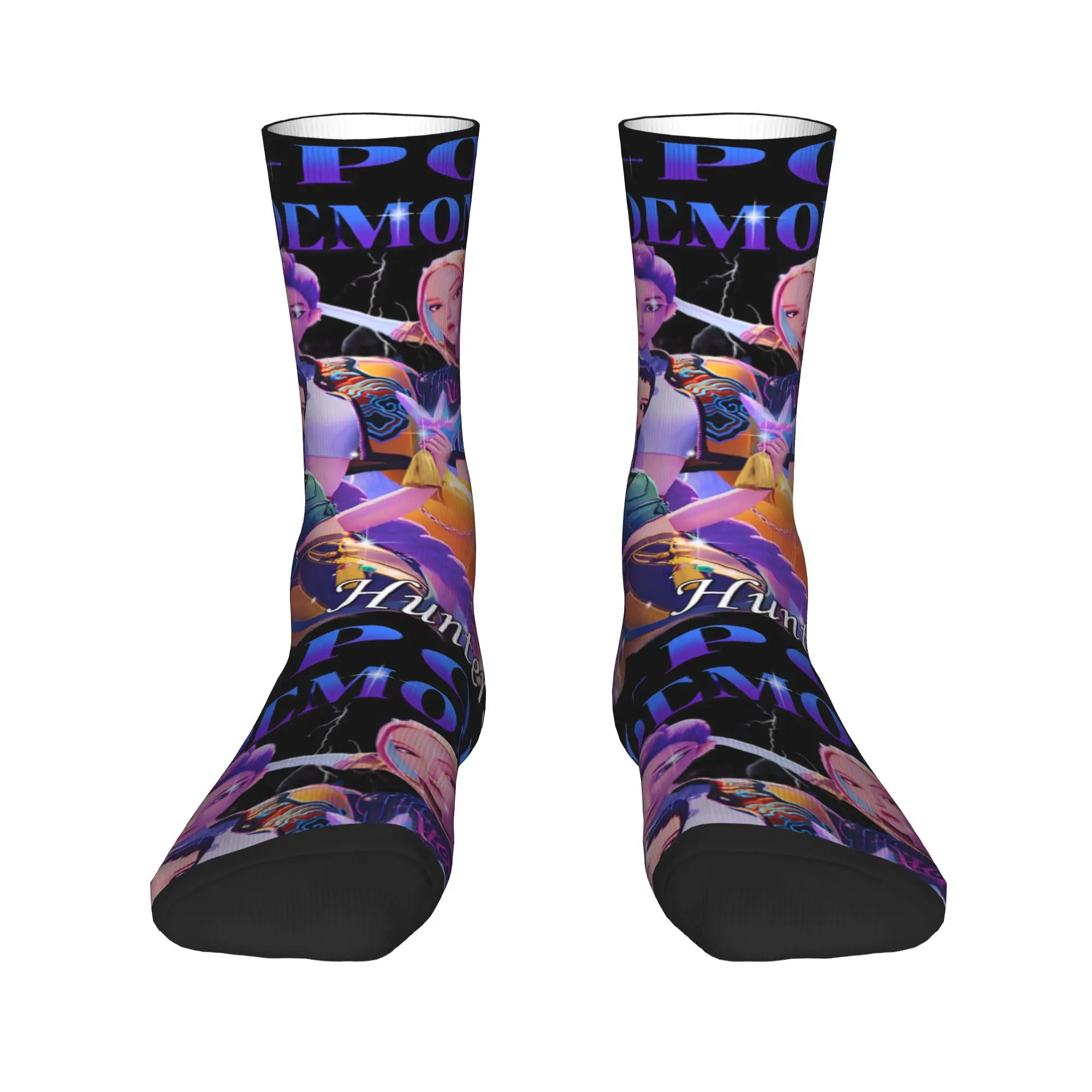 Huntrix Demon Hunters Animationssocken Herbststrümpfe Lustige Erwachsene Männer Bequeme Socken Muster Klettern Rutschfeste Socken