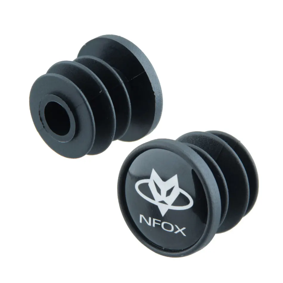 AliExpress nfox Road Mountain Bike Handlebar Cap Bicycle Handle Bar End Plugs Inflated plastic cement Lock Plug A Pairs Mtb Accessories Grips