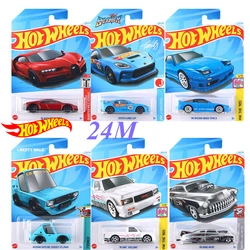 24M Originele Hot Wheels Auto Speelgoed Voor Jongen 1/64 Diecast Carro Bugatti Chiron Toyota Gr86 Nissan 180sx Skyline Ram Gmc Sylloon Cadeau