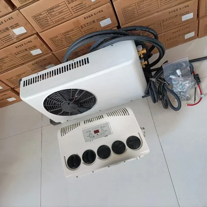 

Автоматический парковочный кондиционер 12 В/24 В постоянного тока с внешним креплением для дистанционного управления, установленный на багажник в стиле рюкзака