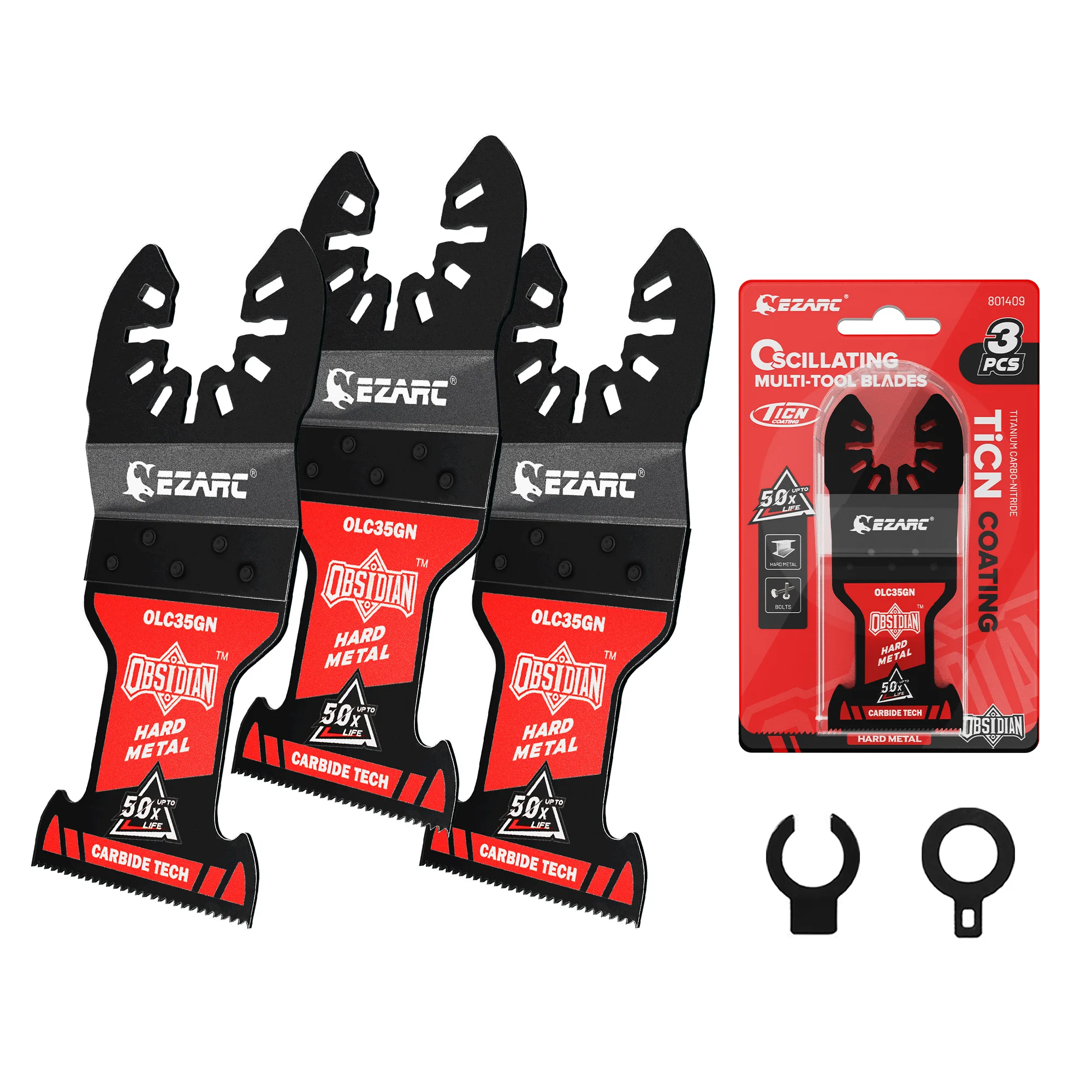 Осциллирующие пилы из карбида обсидиана Быстросъемные универсальные лезвия для гвоздей из твердого металла Винты Болты, режущие инструменты