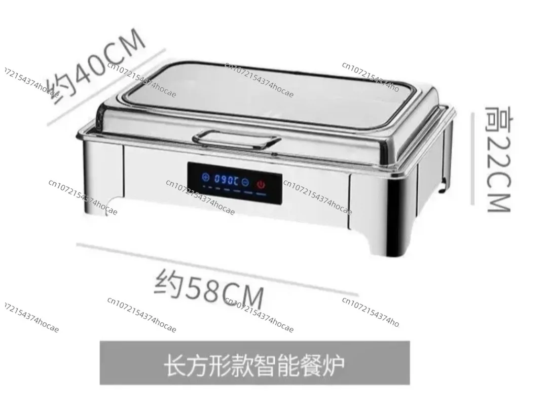 Heat insulation stove, stainless steel electric heating table-top stove, commercial hotel self-service stove