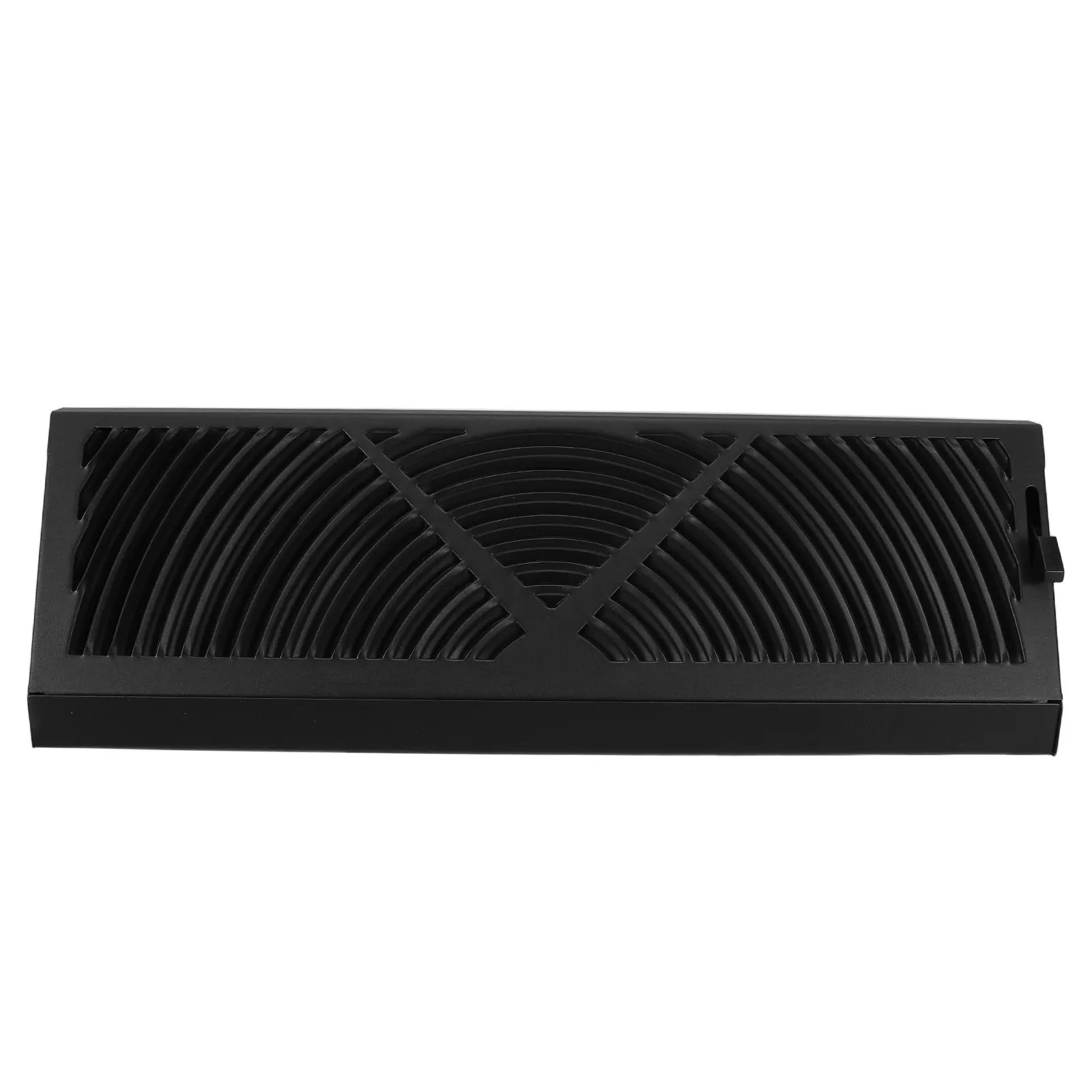 Baseboard Vent Cover Black 15x4.6inch Metal Floor Ventilation Register Screen Net Air Diffuser Panel Living Room Bedroom Floor
