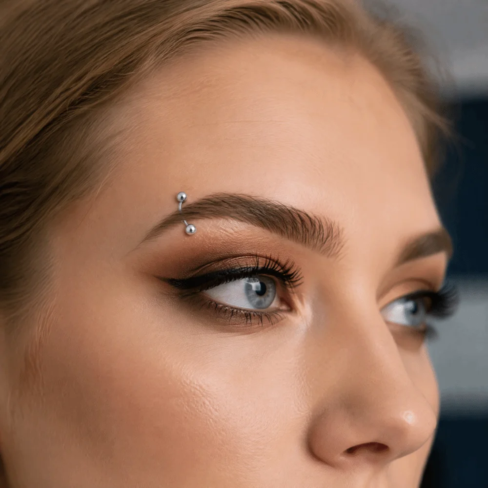 27/11/12Pcs Stainless Steel Eyebrow Piercing Jewelry Set Internal Thread Disposable Interchangeable Spike and Ball Set
