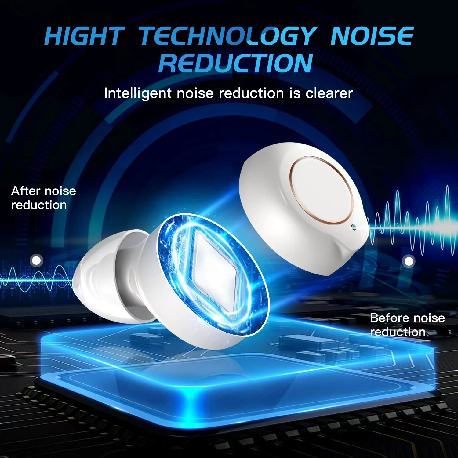 Touch Fingerprinting Digital Magnetic Magnet Rechargeable Hearing Aid Treatment Hearing Loss Audio Amplifier Microphone