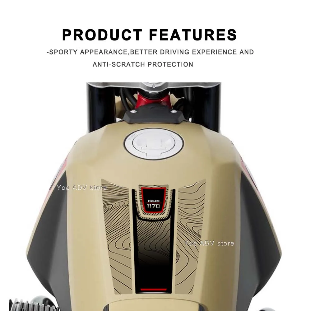 ل R 12 G/S R12GS R 12 GS 2025 طبعة محدودة دراجة نارية ثلاثية الأبعاد الراتنج ملصق عدة خزان الوقود وسادة واقية جديد ديكور مائي