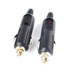 1Pcs 12V/24V 3A Male Cigarette Lighter Socket Converter Plug Car Accessory