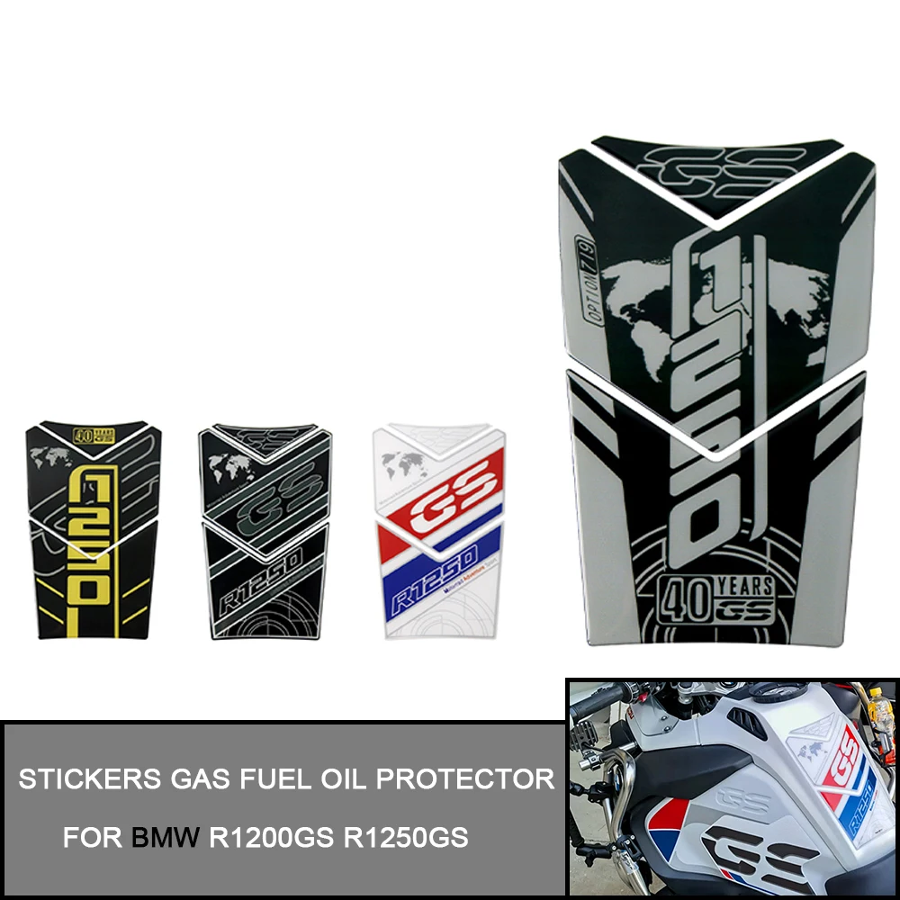 For BMW R1200GS R1250GS Motorcycle Gas Tank Pad Protection Decals Protector ADV Adventure R 1200 1250 GS Protection Sticker