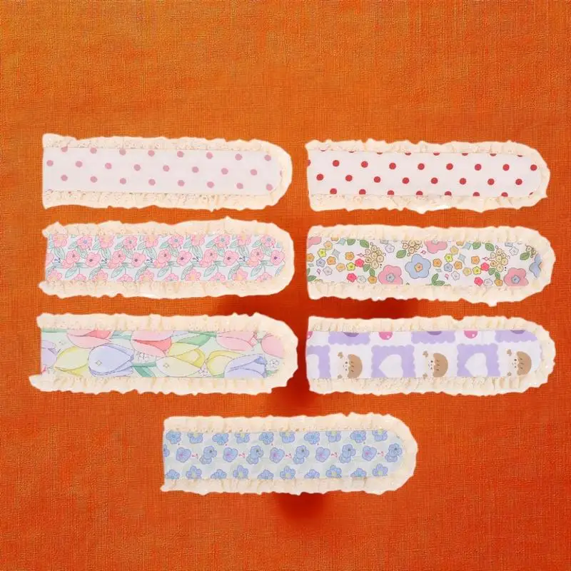 Children's Magic Hair Hoops Flower Hairband Makeup DIY Kids Accessories Stickers Bangs Paste Posts Hair Decor Crushed Style