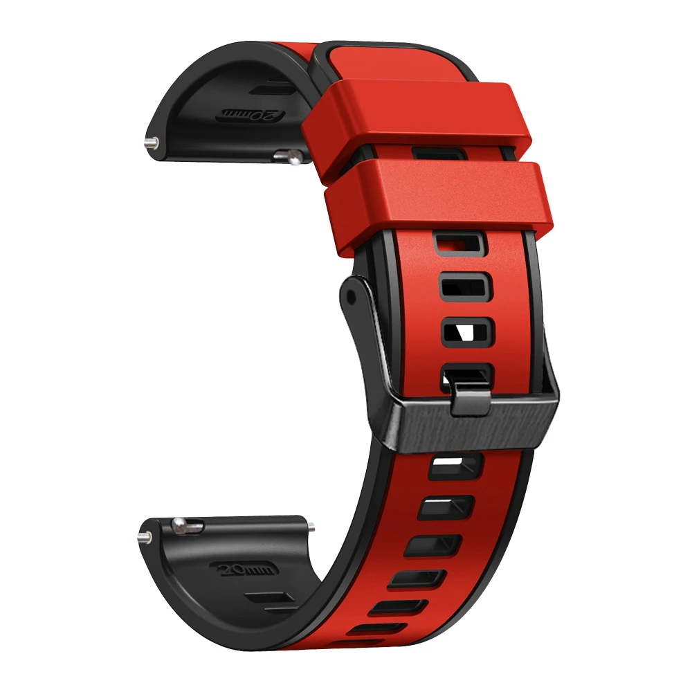 Pulseiras de silicone para Xiaomi Watch 2 Pro, 22mm, pulseira esportiva, S3, S2, S1, Mi Watch Color 2, C3, A2, pulseira