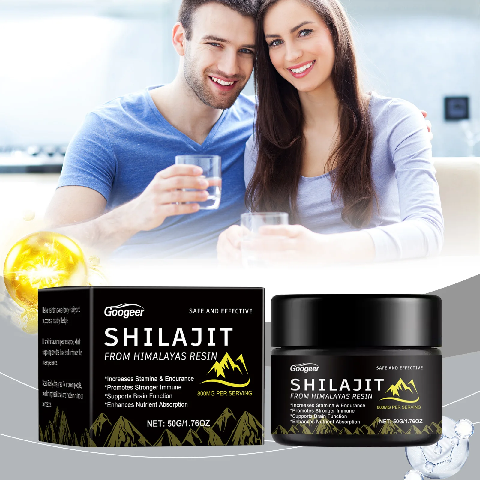 Shilajit Resin Pure - Resina Shilajit 50g - Promove a