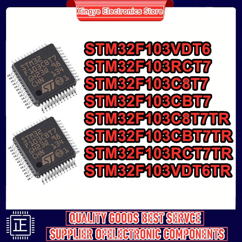 

STM32F103VDT6 STM32F103RCT7 STM32F103C8T7 STM32F103CBT7 STM32F103C8T7TR STM32F103CBT7TR STM32F103RCT7TR STM32F103VDT6TR IC Новый
