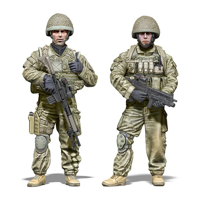 

1/35 Scale Die-cast Resin White Model Generation British Special Forces Need To Manually Color The Model Free Shipping