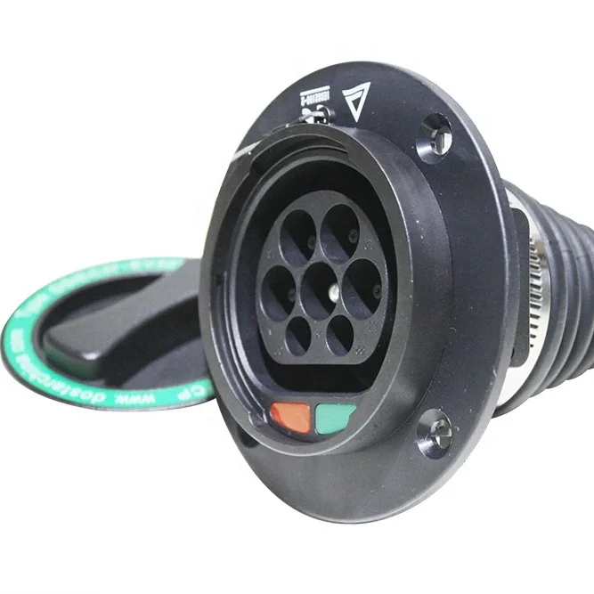 Duosida Type 2 32A EV Charging Socket IEC 62196 Electric Car Charger Socket EV Charging Connectors Car Accessories