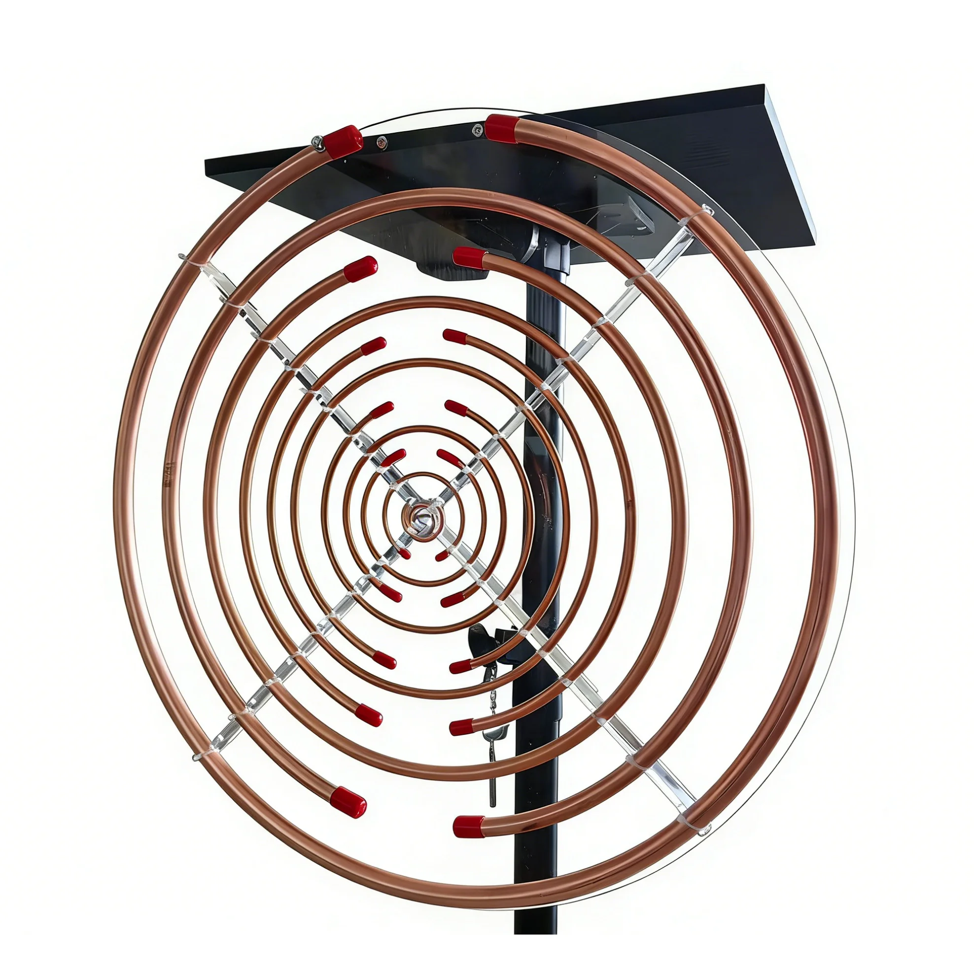 Multi wave oscillator antenna energy disk polarization disk Tesla coil 50cm pure copper