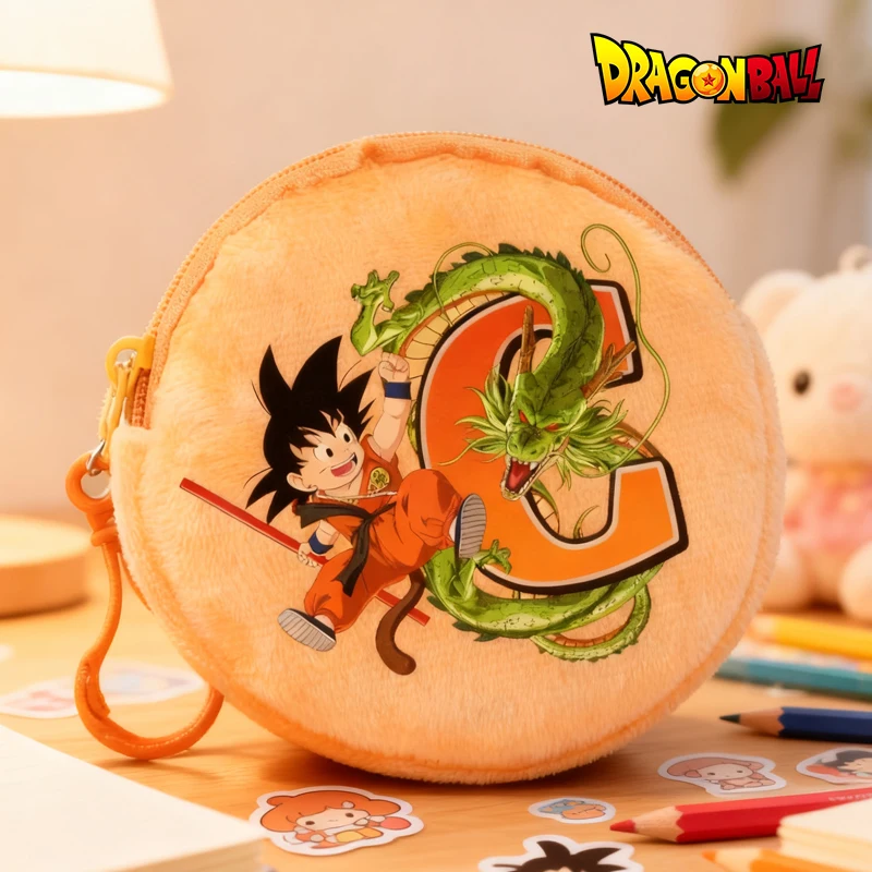

New Dragon Ball Boys Coin Purse Anime Cartoon Zero Wallet Round Bags Pendant Mini Fashion Headphone Storage Bag Birthday Gifts