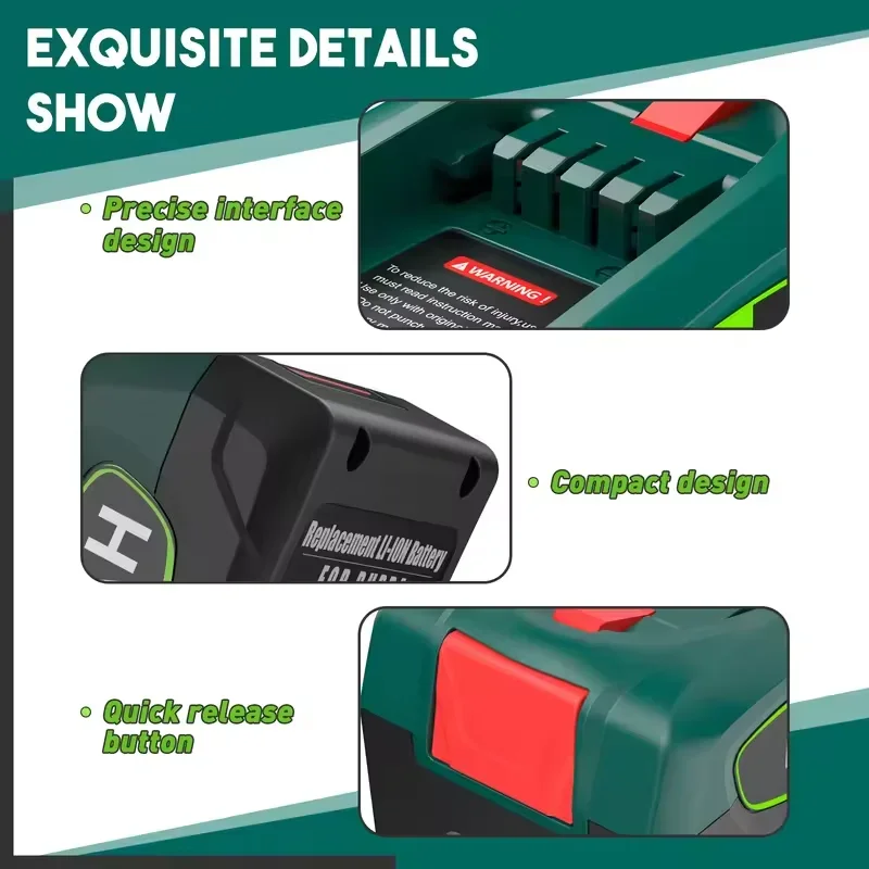 

Аккумулятор для Bosch PBA 18V, сменный аккумулятор для электроинструментов Bosch AL1880CV AL1810CV AL18815CV AL1830CV, 10000 мАч 18В