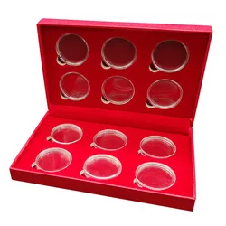 1 Pcs Coin Storage Case Commemorative Coin Collection Protection Square Box Holder Capsules Protection Boxes Container