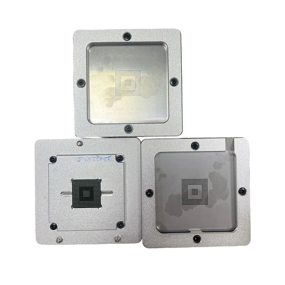 BGA Reballing Station Stencils Template NETX100 For Integrated Circuit Chip Repair BGA Reballing Kit