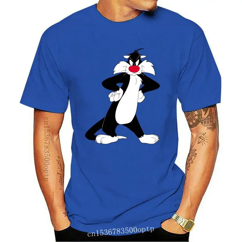 New Happwan Men's Sylvester The Cat T-Shirt