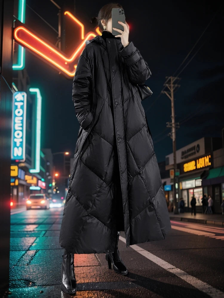 2025 New Women's Thiened Large Size Cotton Jaet Korean Sle Loose Fit Comfortable Coat Faionable Winter Outerwear