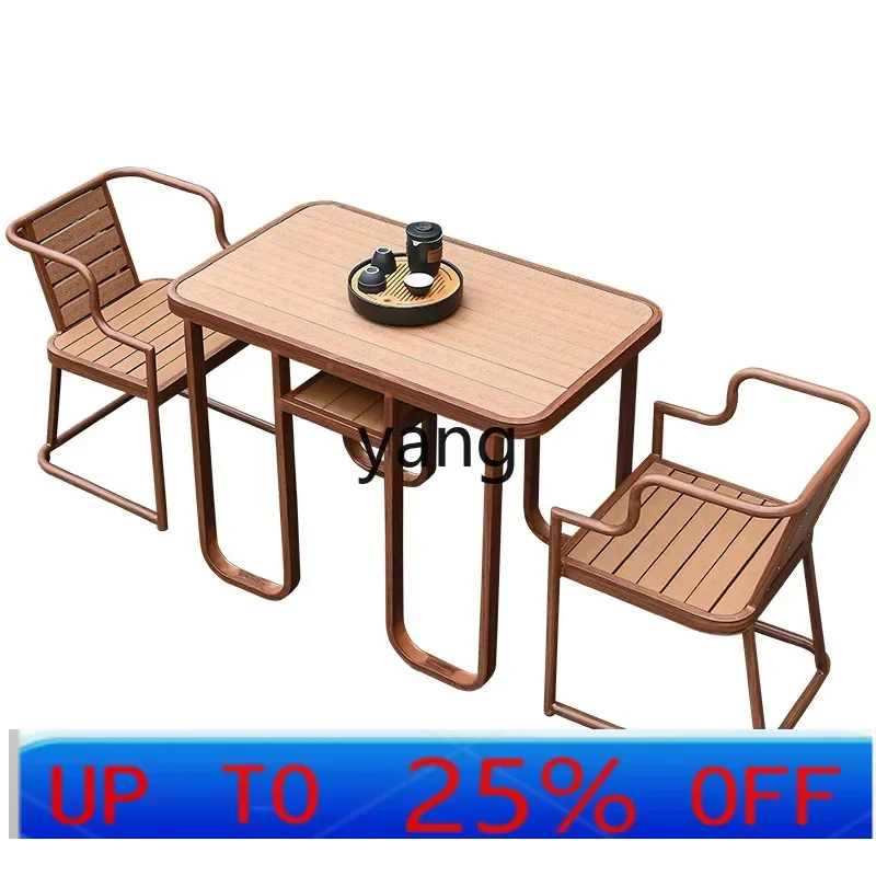 

LTT balcony small table and chair combination one table and two chairs small coffee table tea and chair combination