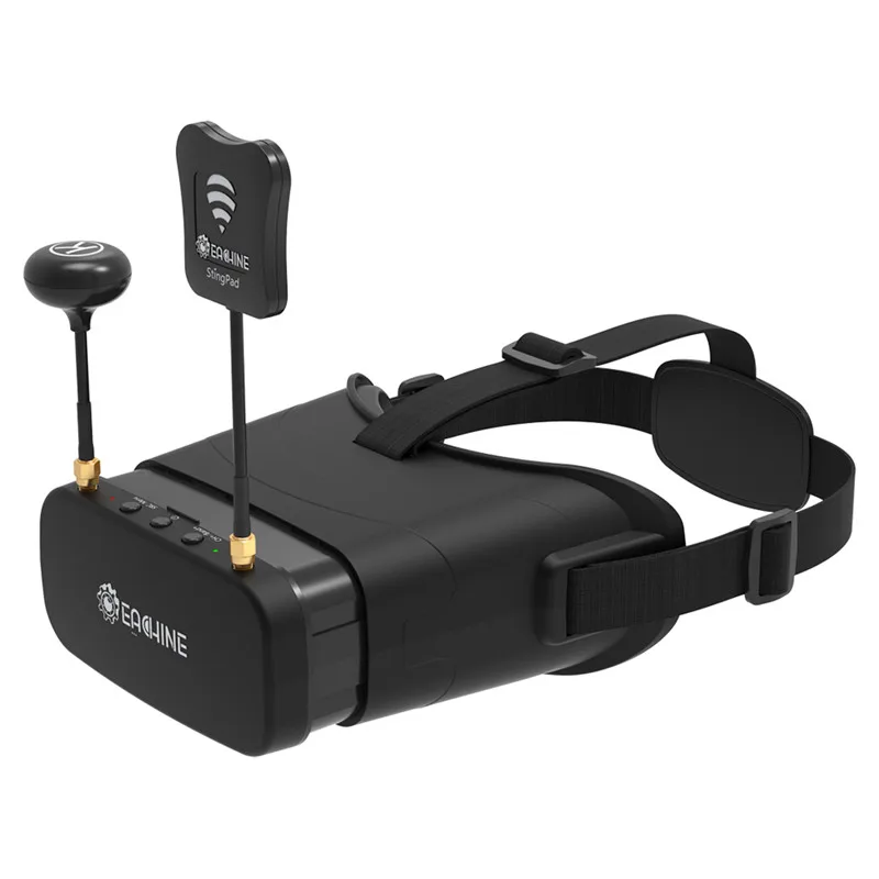 Eachine EV800DM Óculos FPV varifocal 5.8G 40CH Diversidade com HD DVR 3 polegadas 900 * 600 fone de ouvido de vídeo - Somente óculos