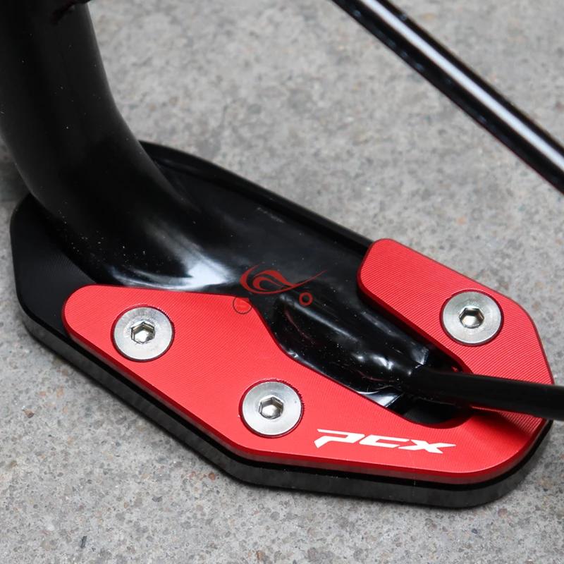 لهوندا PCX160 PCX125 PCX 160 125 2025 2026 دراجة نارية الملحقات CNC الجانب حامل تمديد ركلة حامل المكبر لوحة الوسادة #5