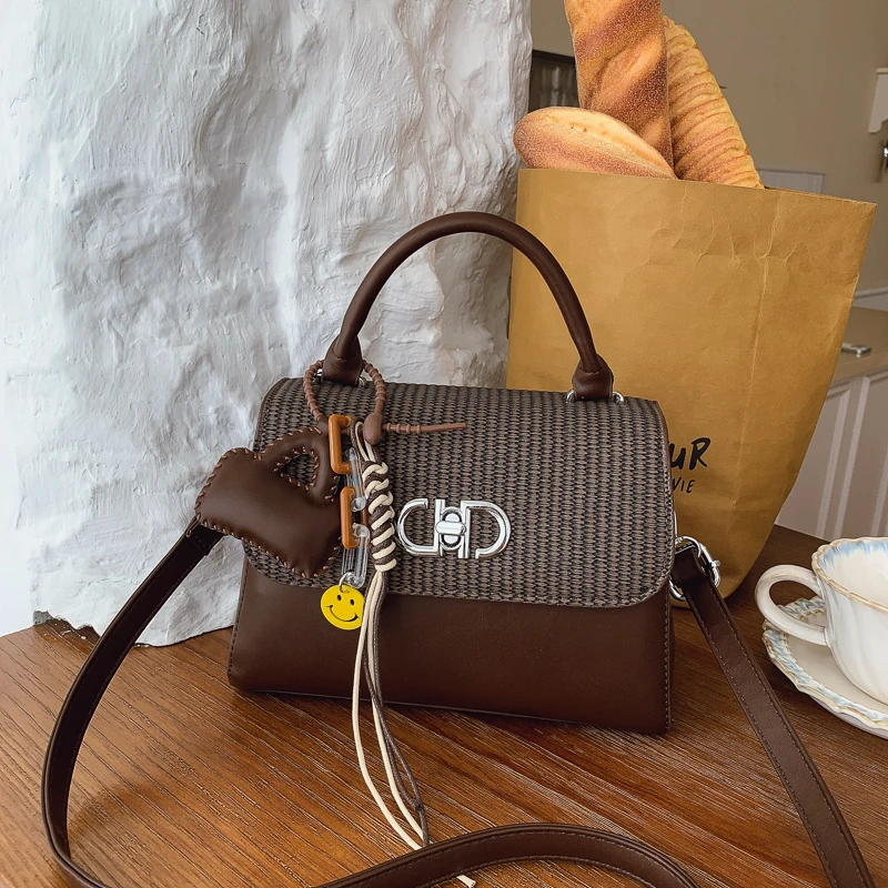 

Stylish Minimalist Vintage Messenger Bag Large Capacity For Women's Casual Leisure And Business Commute