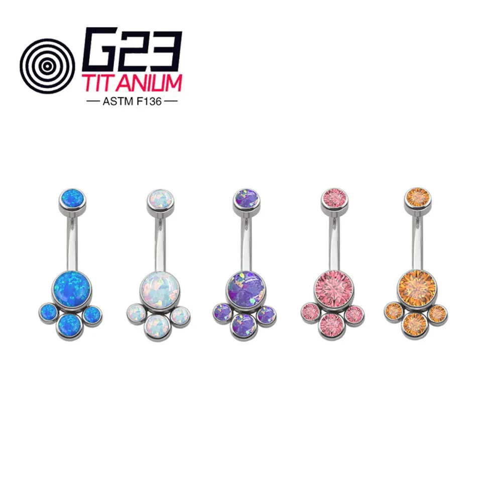 

G23 Titanium Belly Button Piercing Septum Daith Jewelry For Women And Men With Free Shipping