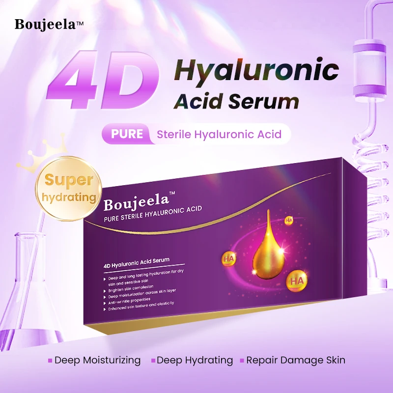 Suero de ácido hialurón 4D para el cuidado Facial, cápsula hidratante e hidratante para el cuidado de la piel, ampolla de esencia, 10ML