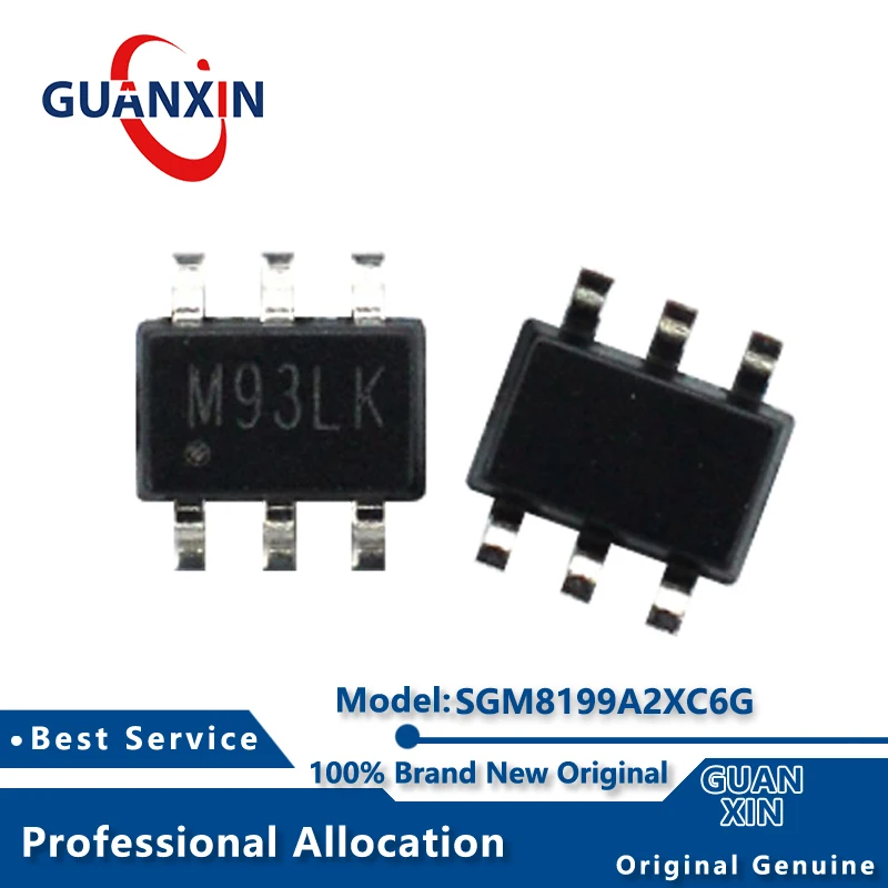 

100% New Electronic SGM8199A2XC6G SGM8199A2XC6G/TR Marking M93LK SC-70-6 SGM8199