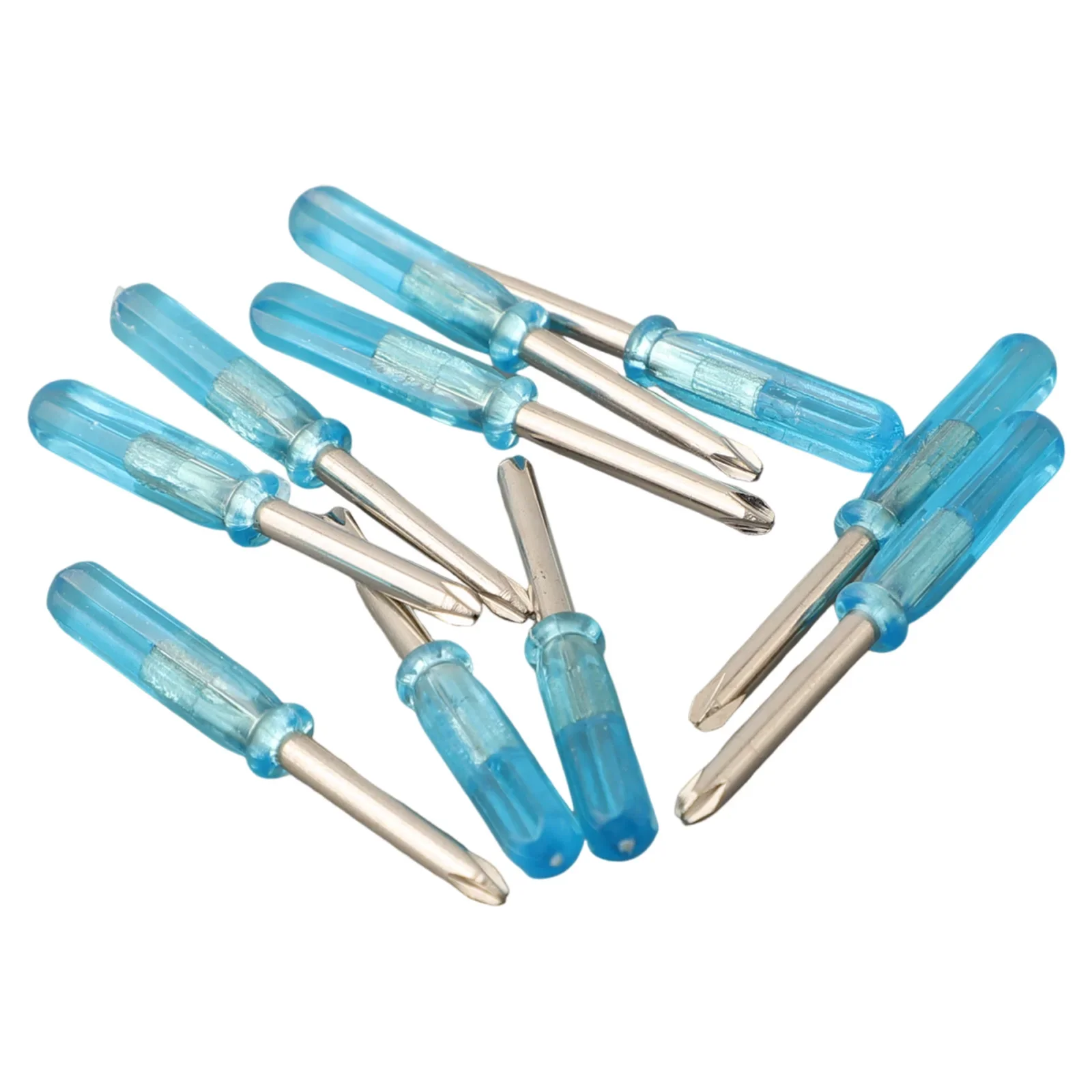 ミニスロットドライバー,クロススクリュードライバー,xボックス,ラップトップ修理ツール,1.5mm, 2.0mm, 3.0mm, 45mm, 10個