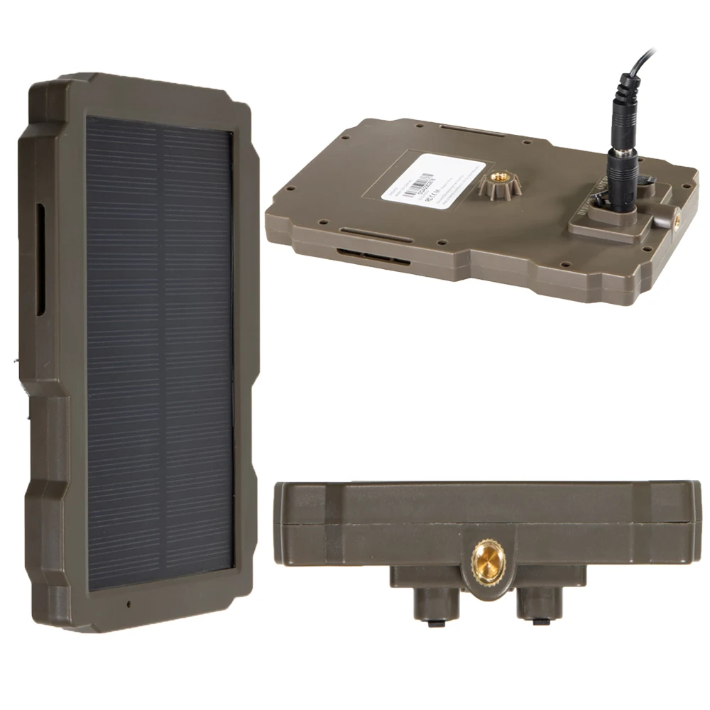 Zonnepaneel Trail Camera Voeding Oplader Batterij Voor Suntek 9V Hc900 Hc801 Hc700 Hc550 Hc300 Serie