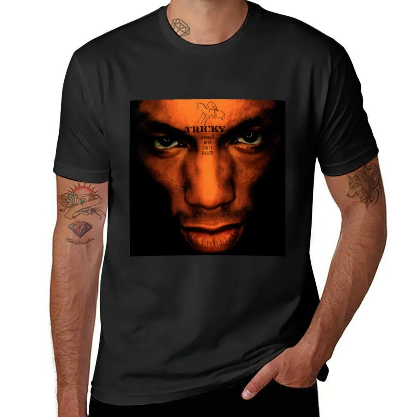 

Tricky angels with dirty faces T-Shirt tees funnys vintage customs design your own t shirts for men