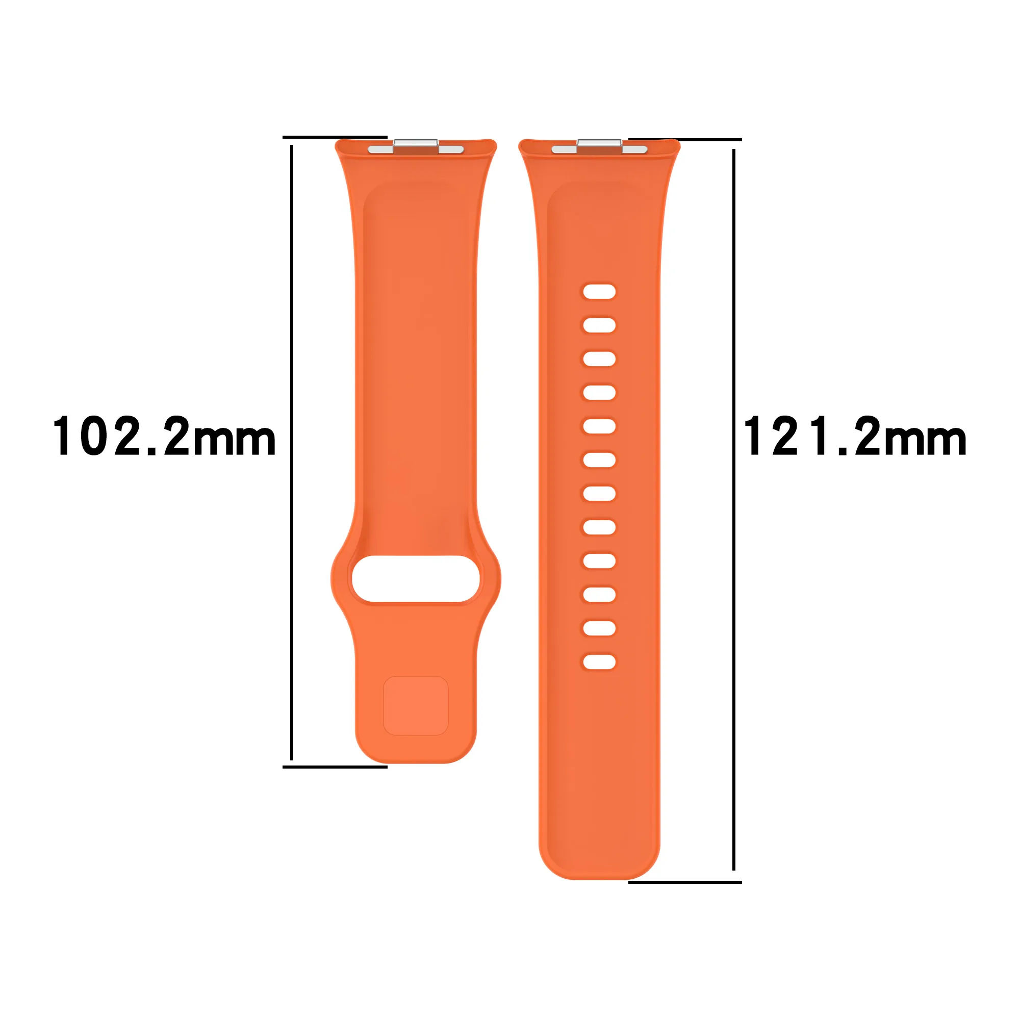 Original atmungsaktives Silikonarmband für Redmi Watch 6 Active, Ersatz-Uhrenarmband, Armband Correa für Xiaomi Band 10 9 8 Pro – Detail 3