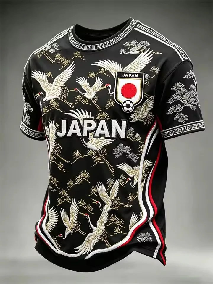 2026 Edition Japanese Fans Football Training T-Shirt - 3D Digital Printing - Comfortable and Breathable - Family Clothing