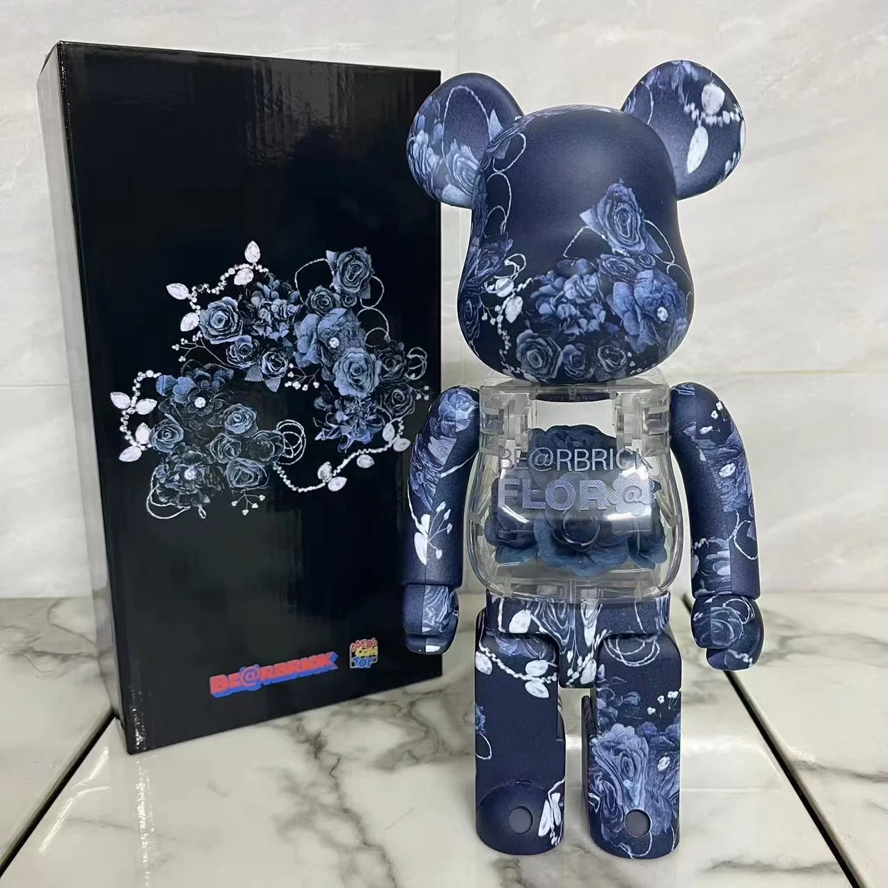 Bearbrick Home Decoration Ornaments, Flower Limited Collection, Medicom Toys, 28cm, 400%, Fashion Accessories, New