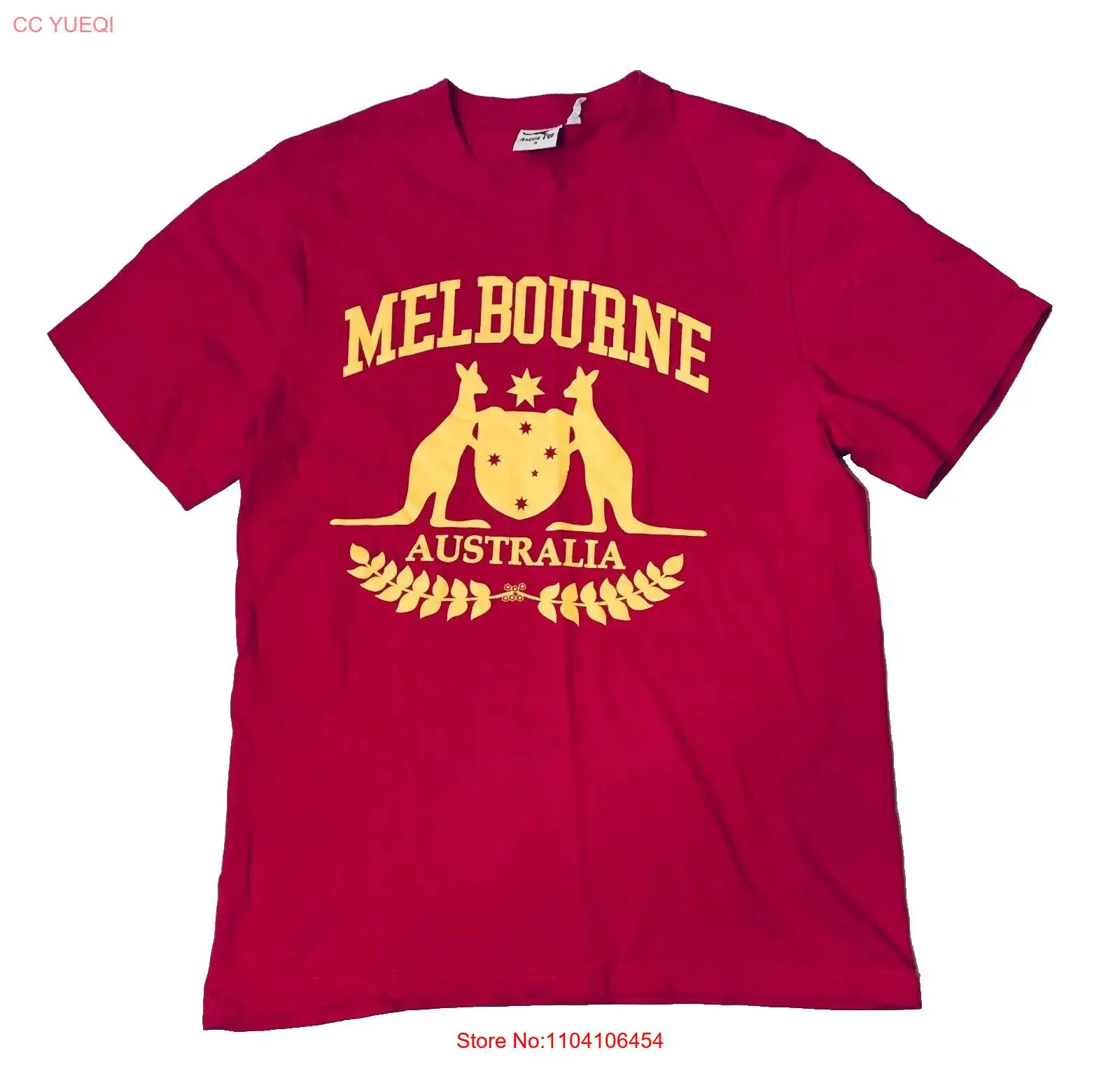 Футболка Melbourne Australia Hot Pink от Aussie, маленький размер футболки