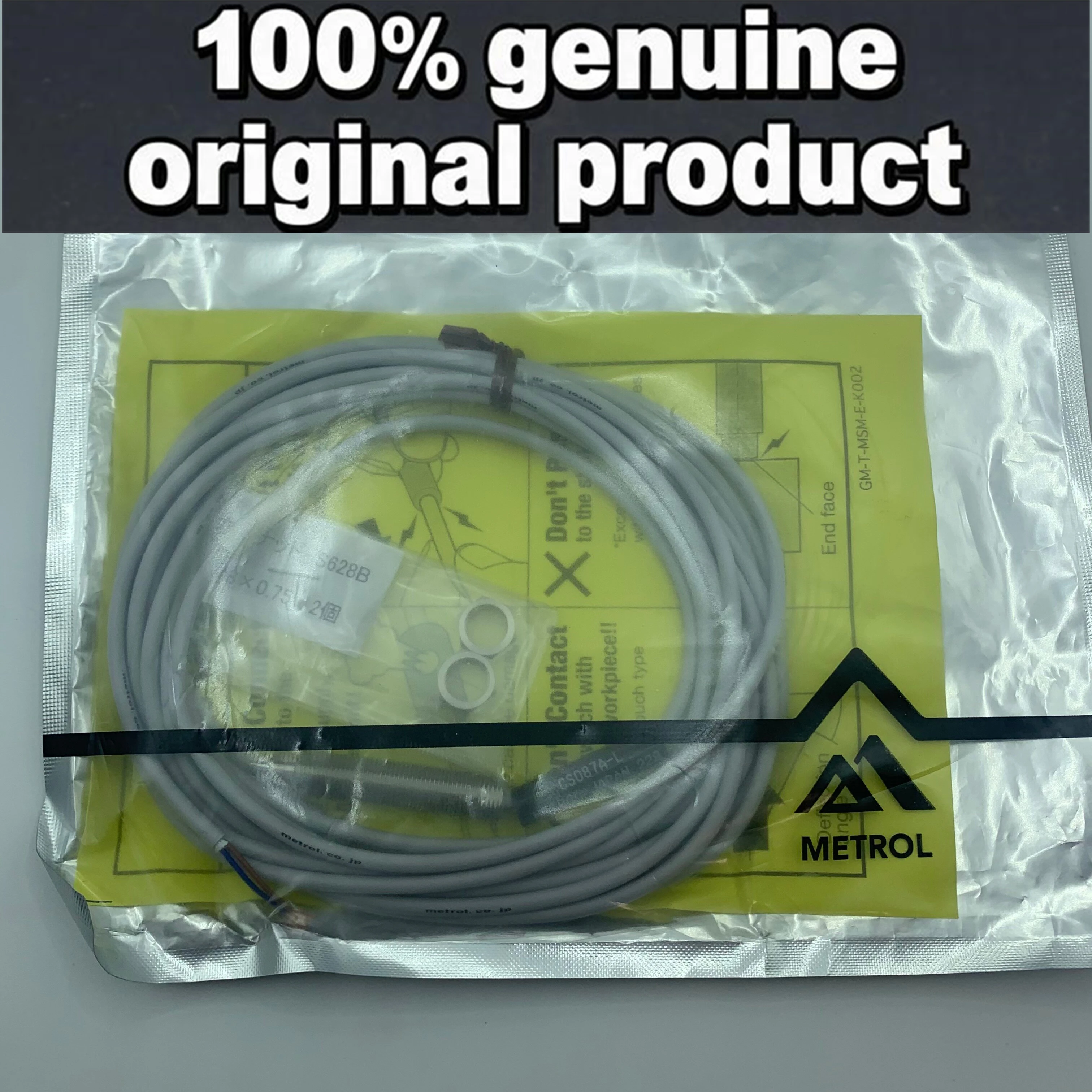 1pcs 100% Original  METROL product - Contact type sensor CS087A-L, CSK087A-L M8 alignment instrument