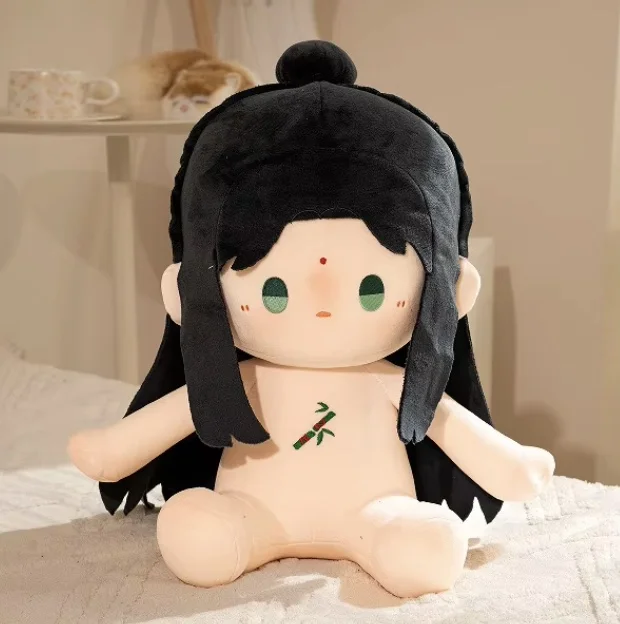 40cm SVSSS Shen Qingqiu Luo Binghe Plush Doll Scum Villain Printed Cotton Figure With Removable Clothes Collectible Gift Toy