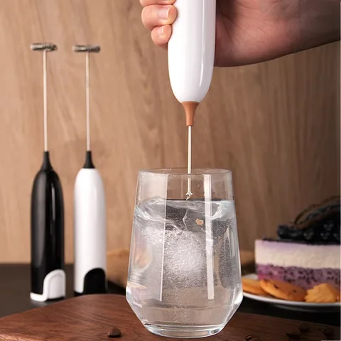 Electric Milk Frother Kitchen Drink Foamer Mixer Stirrer Coffee Cappuccino Creamer Whisk Frothy Blend Whisker Egg Beater