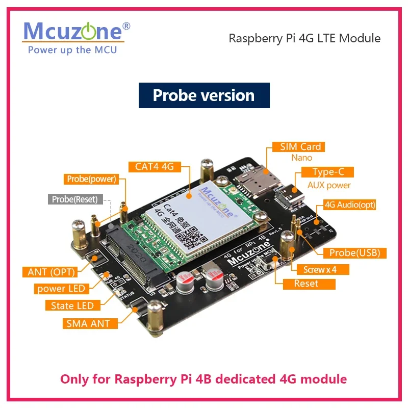 4G LTE Cat4 بدون سائق، التوصيل والتشغيل لـ Raspberry Pi 4B Jetson CentOS Ubuntu Windows، OpenWrt SSH GNSS GPS NL668-EU